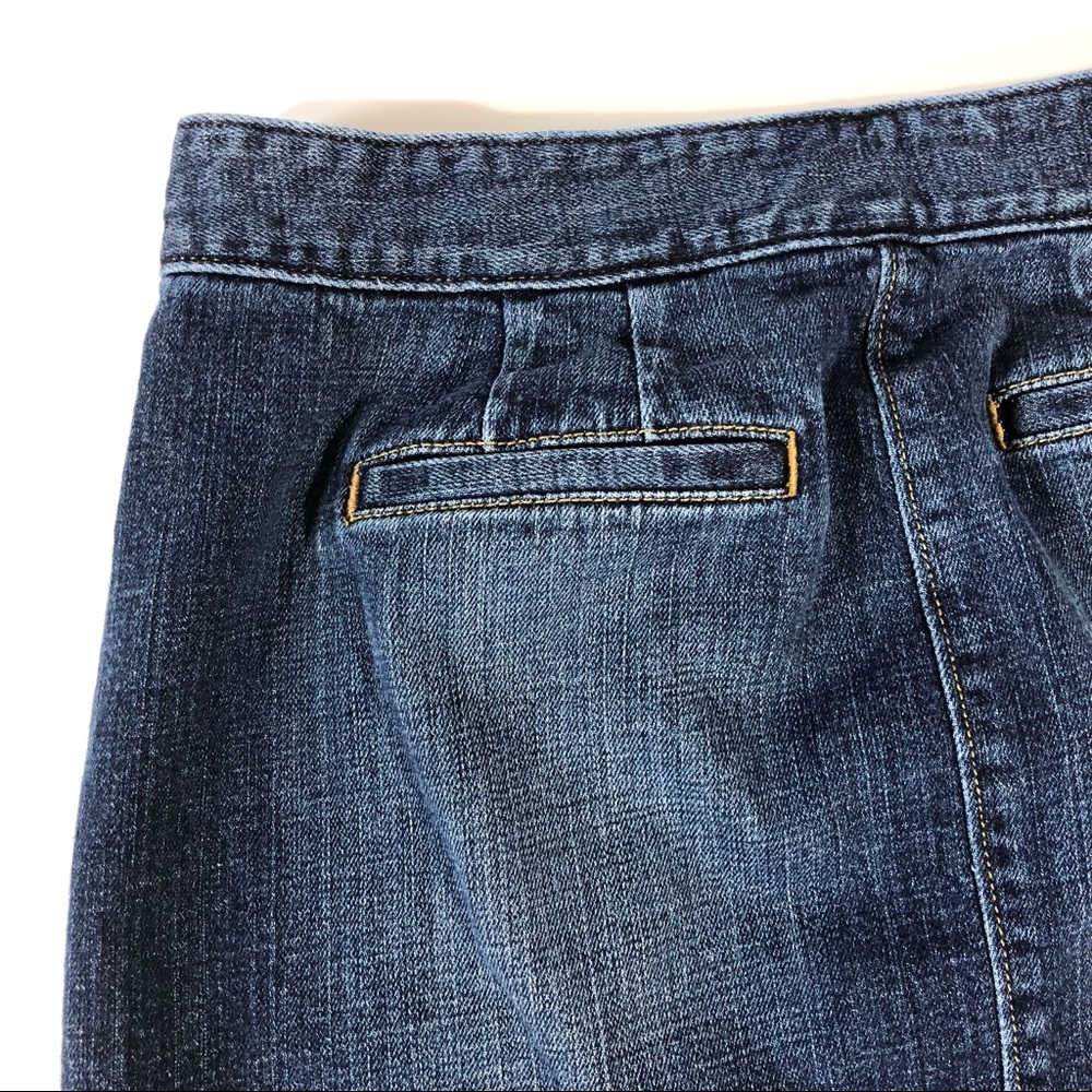 Ann Taylor LOFT Stretch Denim Mini Skirt - Picture 7 of 8